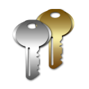 Icon of two keys